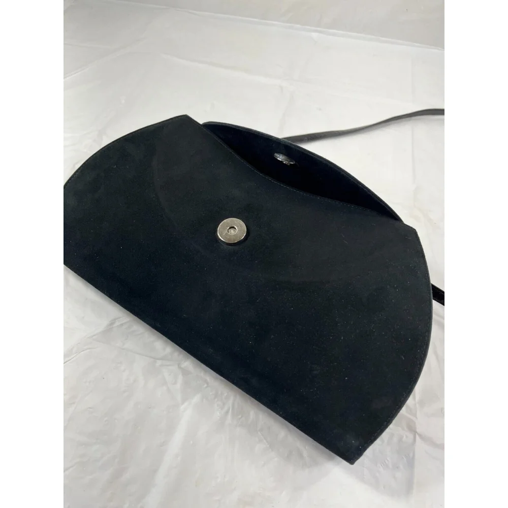 Charles Jordan JOURDAN shoulder bag Formal Flap Logo Hardware velvet and leather